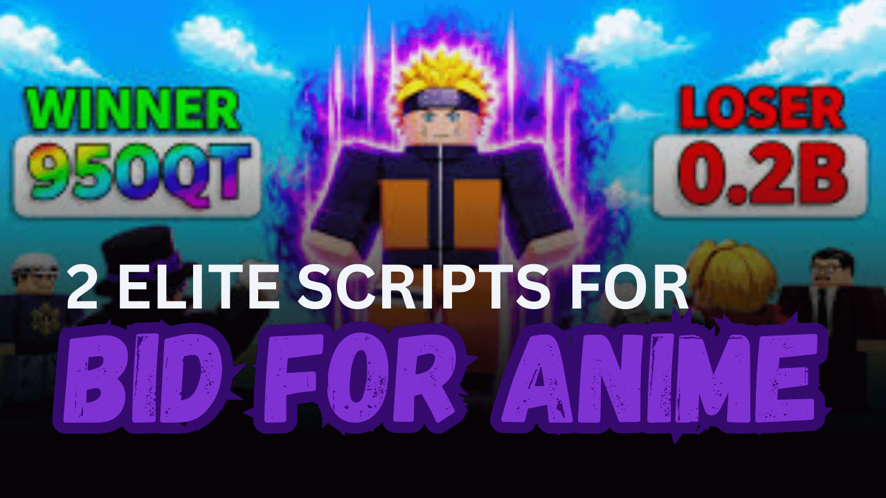 2 Elite Bid for Anime Scripts – Auto Bid, Auto Spin & Auto Rebirth