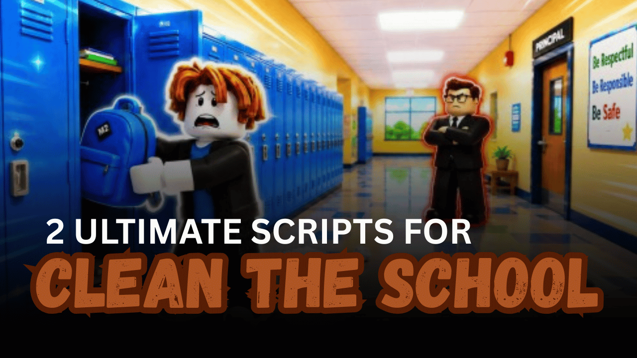2 Ultimate Clean the School Scripts - Instant Cleaning & Auto Tasks