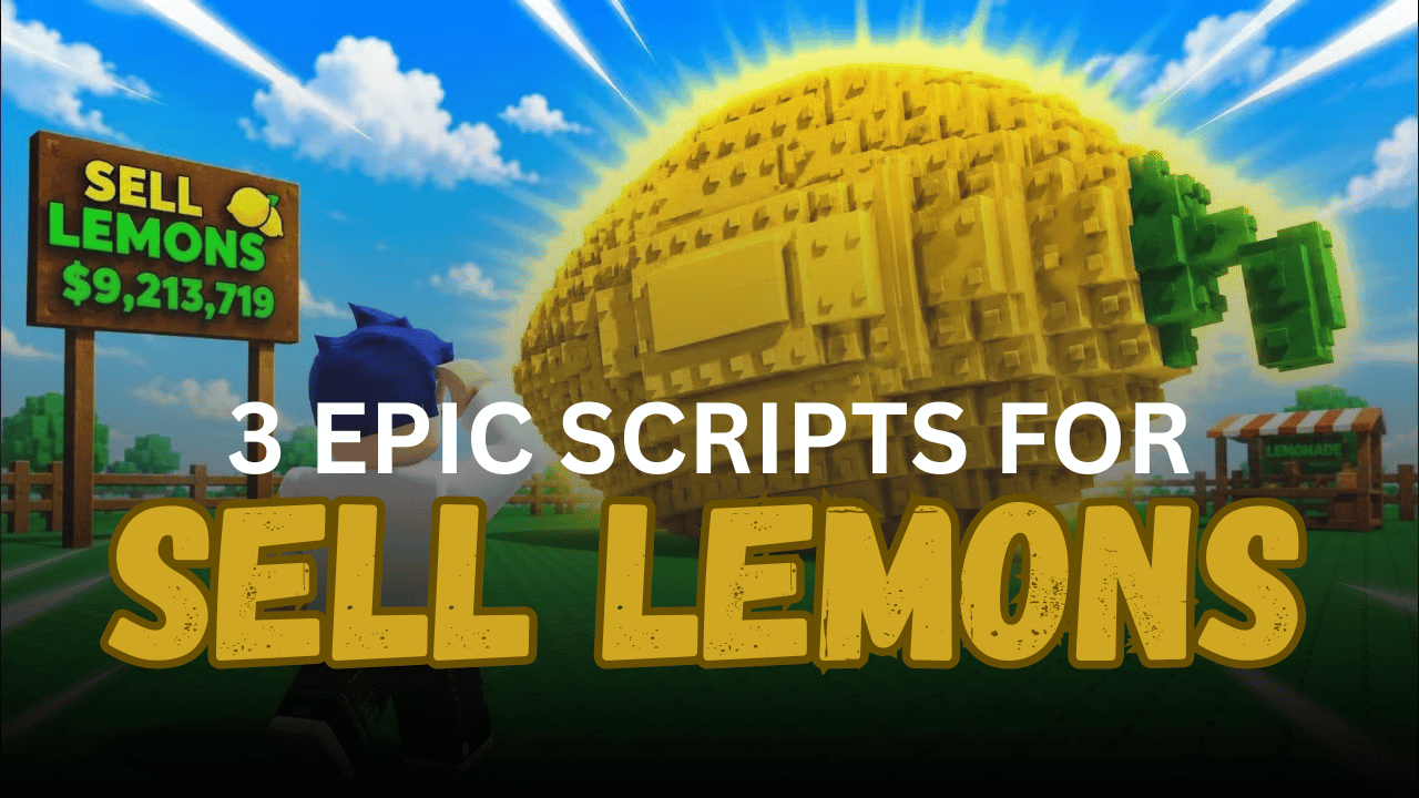 3 Epic Sell Lemons Scripts – Auto Farm, Auto Upgrade & Auto Rebirth