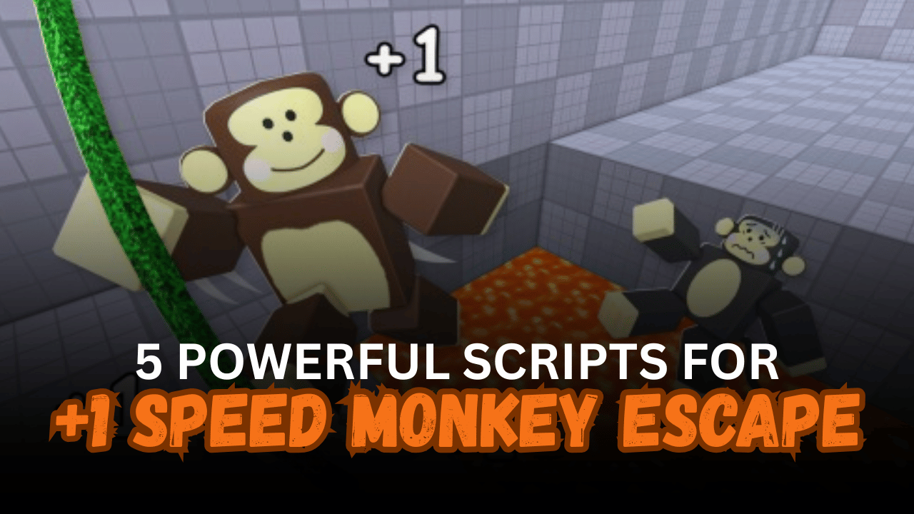 5 Powerful +1 Speed Monkey Escape Scripts - Auto Win, Speed, Rebirth & Full Automation
