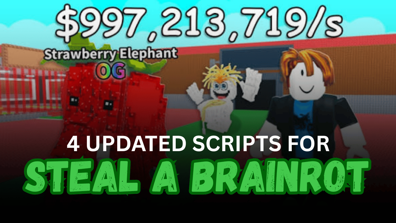 4 Updated Steal a Brainrot Scripts - Auto Steal, Instant Pet Finder & Speed Customizer